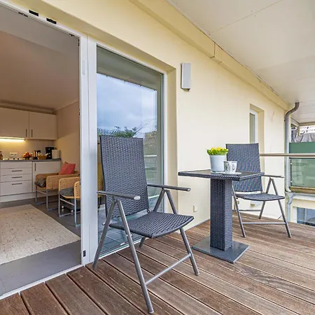 Fewo1846 - Flensbo I - Komfortables Studioapartment Mit Balkon *